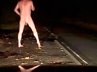 Strip naked and spreading my cheeks