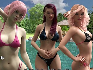 Big boobs roleplay in PC gameplay adventure