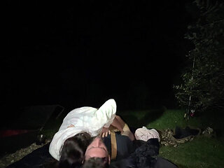 Getting Fucked Out at the Camp Site in the Open!