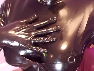 This rubber doll is getting prepared for some more very important training