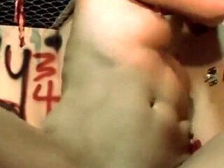 Blonde slut loves anal and cum on her small tits