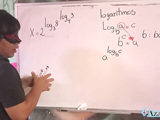 94 Asian Stepdaughter Learns Math