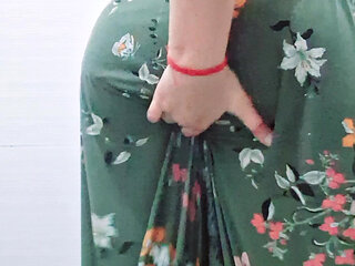 First time young Indian girl live on firlty bathroom