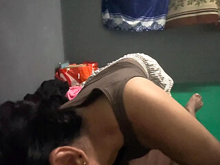 Malay milf gives a POV blowjob and rides cock in the wettest way possible.