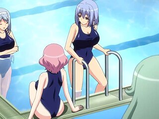 Swimsuit anal party by the pool: Blowjob, Big Tits  Big Ass Porn