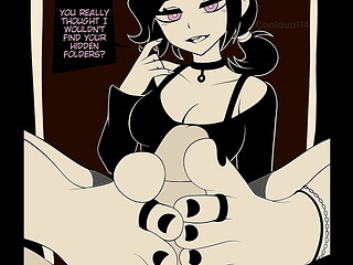 Ashley Graves gives you a lovely Footjob Animation by Cooldud114 (drawn by Sachifufu on patreon)