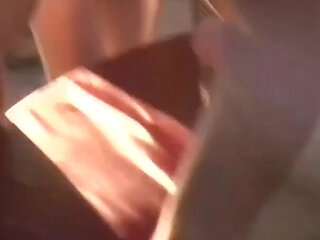 The two friends have fun at the glory hole