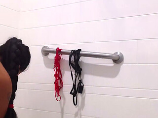 Barbiie Getting in the Shower