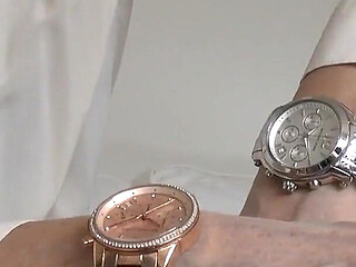 Getting to Masturbate Inside Your Pants While Ogling Your Step-stepmother's Elegant Wristwatches!