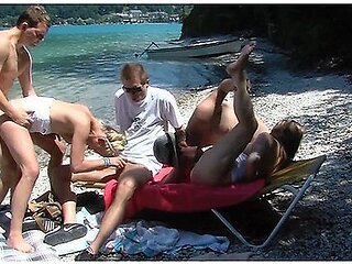 Public Beach Orgy