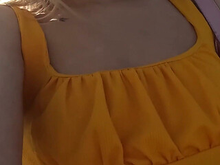 Wetting in Shopping Mall Pee and Mouth Piss