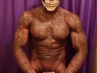 BBC Worship Hallelujah Johnson (Ghost Rider Johnny Blaze) Tall Dark Chocolate Muscles Tattoos Hairy BBC Hallelujah