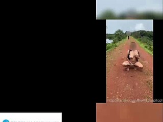 New Smriti Jain Dare video Near The river Full Open