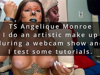 TS Angelique Monroe - Webcam show from October 10, 2024