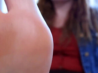 Sniff and Lick My Sweaty Bare Soles POV