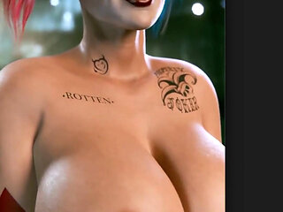 Big Breast Harley Quinn Being Beautiful as Ever