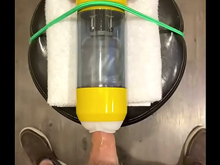 Spinning Robot Pussy Makes Me Moan and Cum Twice