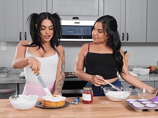 Summer Col's Kitchen Affair Drips with Wet Desire