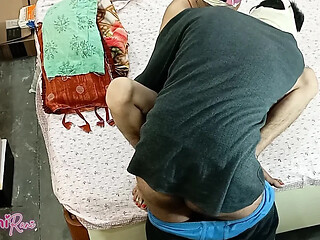 Newly married Indian bride gets fucked on honeymoon in a hotel room.