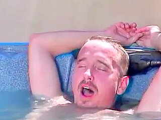 Lonely teen gets fucked in her both holes outdoors