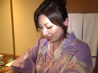 A009B10 Pleasure in the hot spring! "Oh, already...!" the masochistic wife let out a voice of joy.