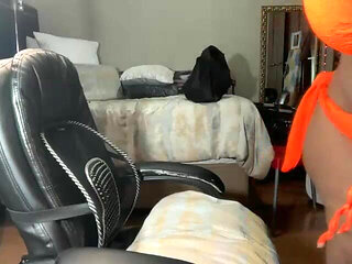 Black SSBBW Spiting and Moaning Fetish