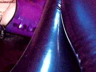 Eva Latex Leggins Footjob Fetish Big Ass Mistress Femdom Rubber BDSM