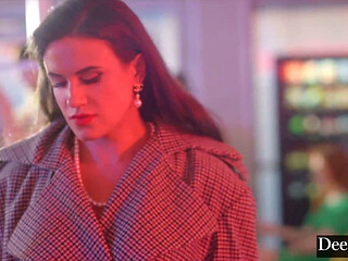 Deeper. Gorgeous MILF Penny Seduces Stranger in Public