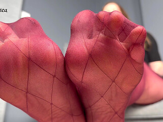 Worship My Fragrant Feet and Cum on My Countdown! - Pantyhose Domination with Foot Worship, and JOI with Miss Adrastea