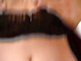 Redhead German whore in stockings gets a facial after hot fuck