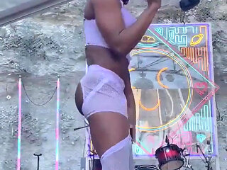 For those of you asking, I am one of Pussy Riot's backup dancers. And I also make music. So.