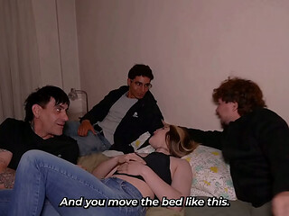 Only One Bed... So Both Dicks Fucked Me Hard
