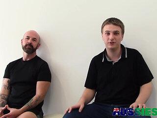 Horny Aussie Daddy Jaxon Offers Stud Free Ride On His Rigid Cock