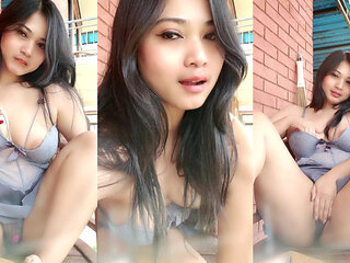 Masturbate outdoor and get caught by neighbour