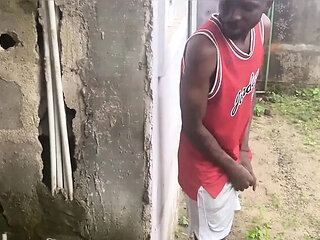 My Neighbor's Wife Gets Fucked Hard Under the Stairs - Switcock's Big Ass Amateur BBC Action