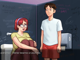Perverted Students With A Guy - Summertime Saga
