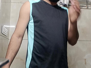 Indian desi man enjoy shower and masterbation show with neighbour police officer uncle pakistani daddy teacher army officer e gr