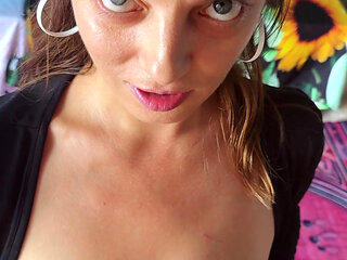 POV Titjob - Soft Natural Tits Stroking a Hard Cock