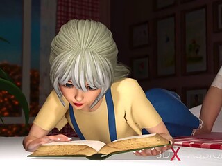 Hot xxx! crazy beautiful pixie and gnome in the village
