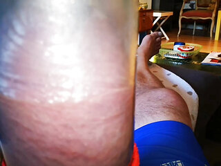 Cuming While Pumping in My Biggest Cocktube