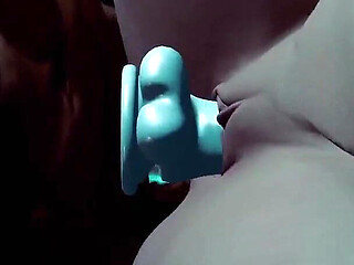 Chubby Girl Double Penetration with a Dick and a Dildo