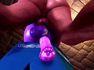 Succubus Futanari Gets Fucked by a Demon's Big Dick and Ends up in Anal