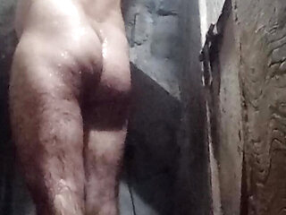 Masturbation shower ass