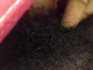 Play with my pussy while daddy is watching me