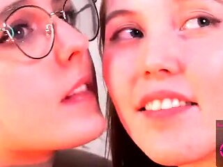 Enchanting amateur british teen Lesbians Poppy and jools