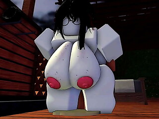 Fucking a Roblox PAWG in a Party! Multiple Creampies!