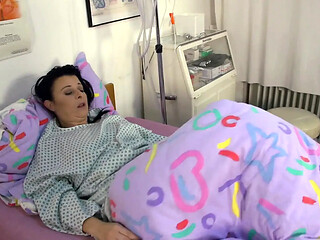 Hot MILF nurse gets double penetration at work