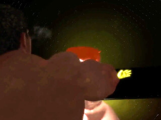 MILF gets hardcore fucked in 3D animation sex cage