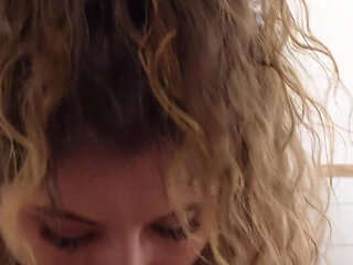 Candice Demellza POV BBC blowjob and foreskin play