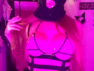 Artemisia Love Sexy Outfit and Balaclava Smoking Session for You